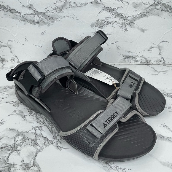 NEW adidas Terrex Hydroterra Sandal Charcoal Gray Black Mens Size 11 IE8009 main image 8